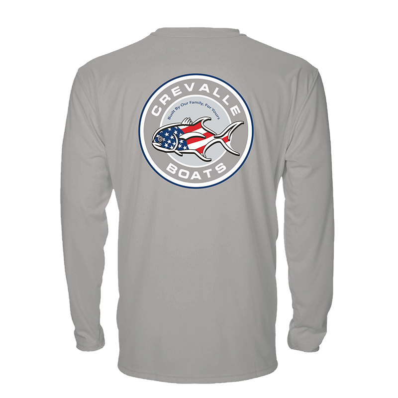 Grey Long Sleeve Sun-Protection Shirt